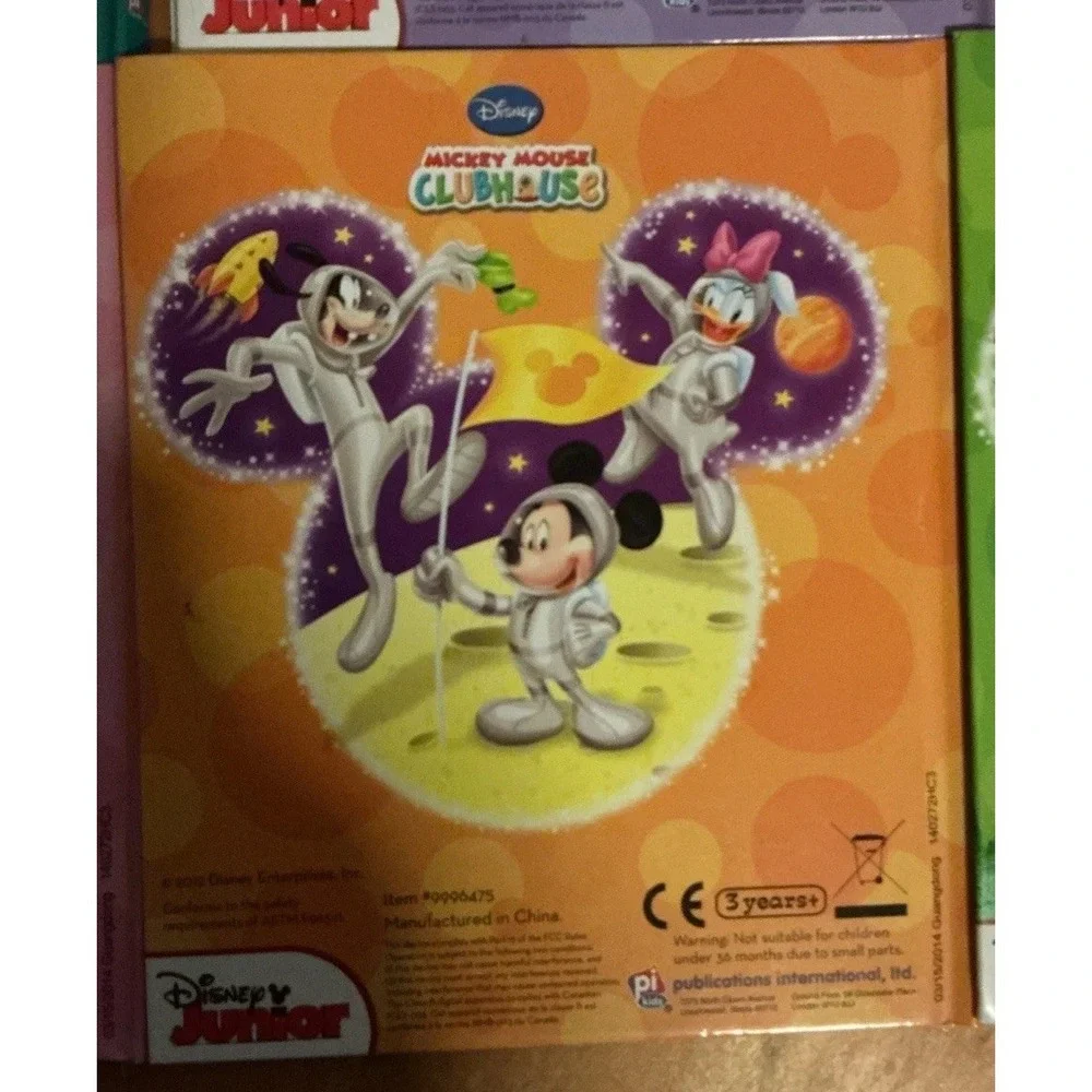 Mickey Mouse Clubhouse My First Smart Pad Books Lot Of 7, ABC, 1 2 3, Words‎